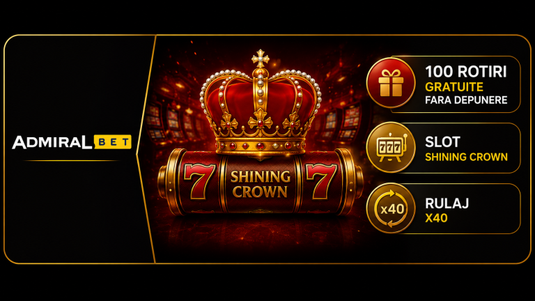 admiralbet 100 de rotiri gratuite fara depunere coroane