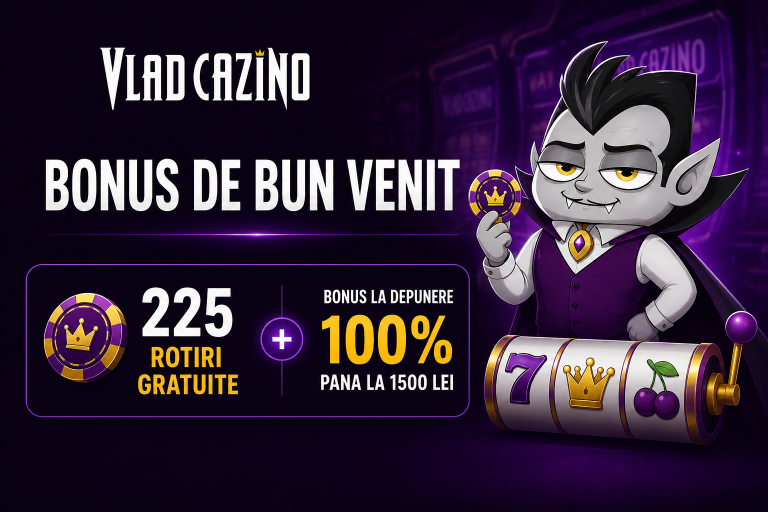 vlad cazino bonus de bun venit cu rotiri gratuite si bonus cash